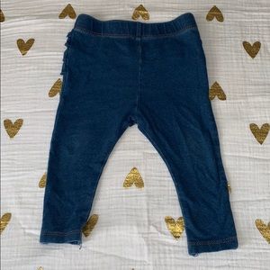 Baby girl jean like leggings
